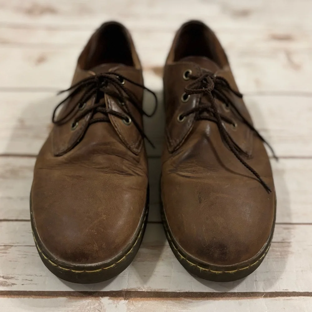 DR. MARTENS CORONADO MEN'S CRAZY HORSE LEATHER CASUAL SHOES SIZE 9